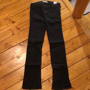 Black boot cut jeans